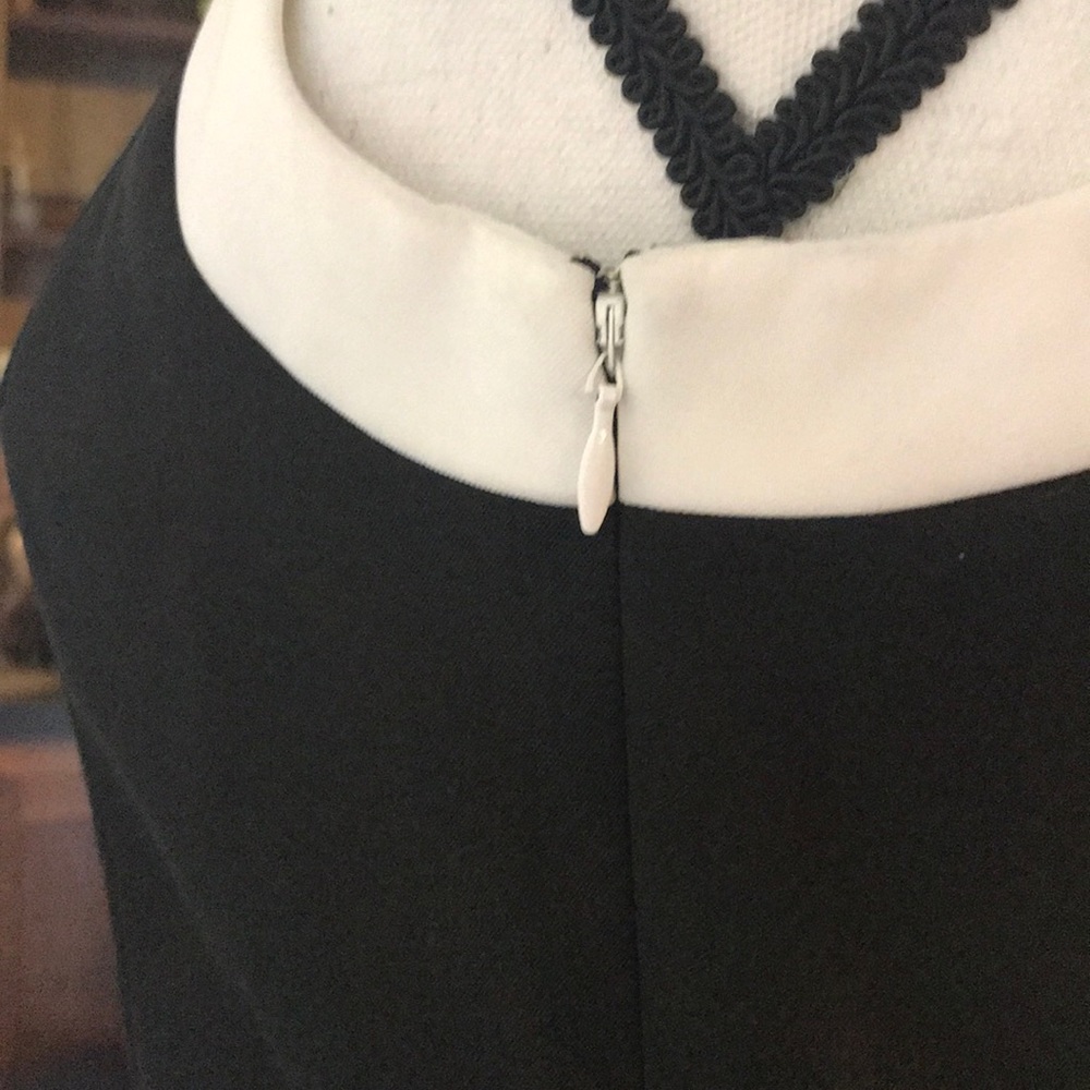 NWT WHBM Belted Black & White Dress Size 2 - Picture 7 of 8